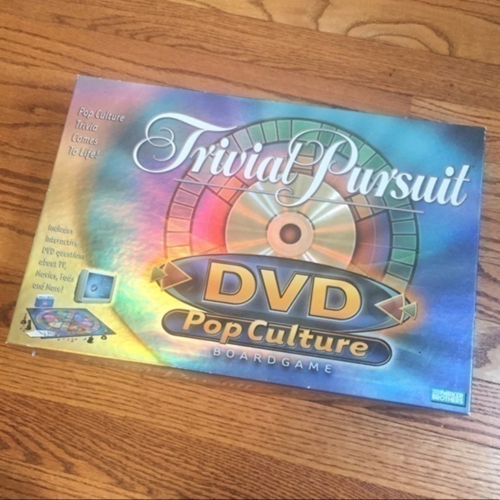 3 For $13! Parker Brothers Trivial Pursuit Pop Culture Board Game with DVD
